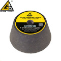 Meule abrasive diamantée en forme de coupe